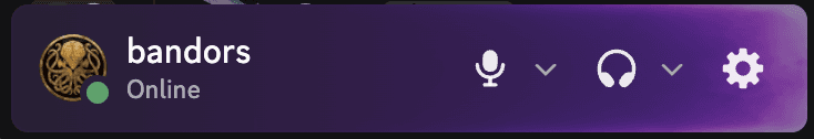 @bandors is online on Discord